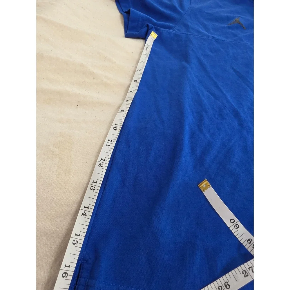 Jordan Mens Royal Blue Jumpman Short Sleeve Polo Shirt Large Athletic Casual